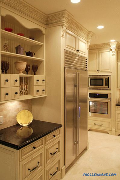 İç mekanda beyaz mutfak - Klasik beyaz renkte bir mutfağın iç fotoğrafını 41 fotoğraf