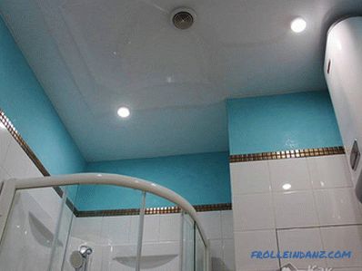 Banyoda germe tavanların tasarımı