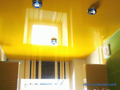 Banyoda germe tavanların tasarımı