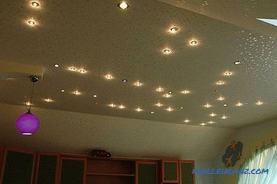 Alçıpan tavanlar için spot lambalar