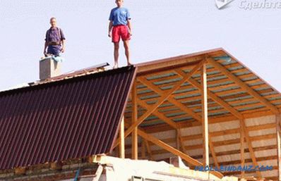 Mansard roof kendin yap - bir tavan çatısı yapmak + fotoğraf