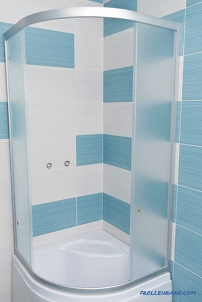 Duş kabini kendiniz takma - ayrıntılı talimatlar + fotoğraflar