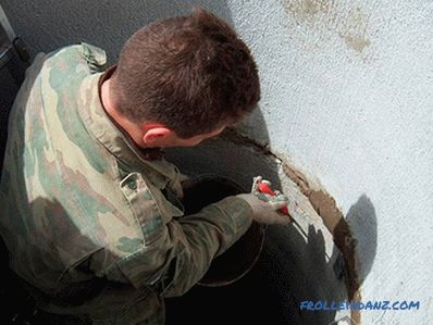 Beton halkaların su geçirmez septik tankı