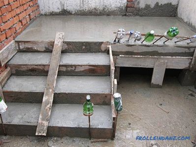 Monolitik merdiven kendin yap - betonarme merdiven (+ fotoğraf)