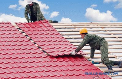 Do-it-yourself çatı kaplama - çatı kaplama