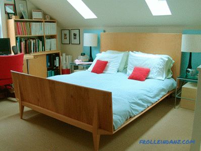 İskandinav tarzı yatak odası - dinlendirici ve şık tasarım, 56 fotoğraf fikri