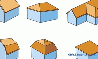 Özel evlerin çatı tipleri, çeşitleri ve seçenekleri + Fotoğraflar