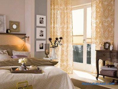 Provence tarz yatak odası iç tasarım