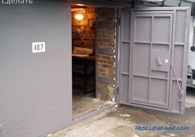 Kendin yap demir kapıları - garaj kapıları (+ diyagramları, fotoğrafları) nasıl yapılır