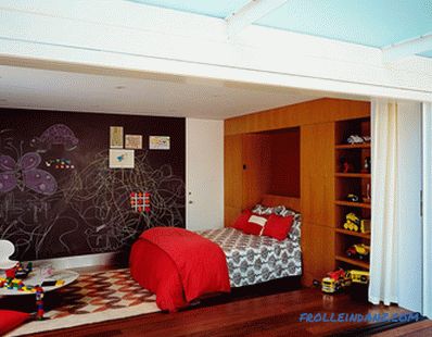 Bir erkek çocuk odası tasarımı