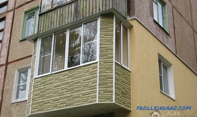 Balkonu kendi elleriyle onarın - paneldeki evde, Kruşçev'de + fotoğraf