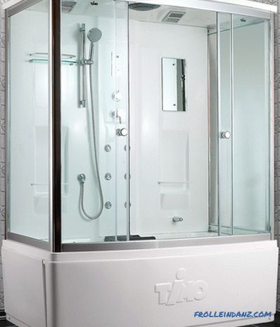 Duş kabinlerinin kaliteye göre değerlendirilmesi - en iyi açık, kapalı ve birleşik