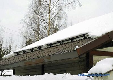 Kar koruyucuları nasıl kurulur - çatıda kar koruyucuların montajı