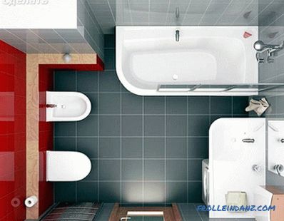 Bir banyo ve tuvaleti birleştirmek - yeniden geliştirme nasıl yapılır (+ fotoğraf)